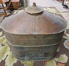 Antique Copper Brass Moonshine Still 18 Gallon Vintage Find Mancave Mantiques picture