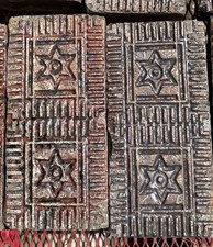 Antique Salt Glazed Nelsonville Star Brick (have lots). BUY 4, SAVE 25% picture