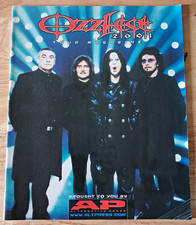Ozzfest 2001 Tour Magazine (inside signed by 2 bands) 8.5x11 picture