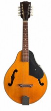 Vintage 1960s A-Style F-Hole Mandolin w/ Alligator Chipboard Case Unbranded picture