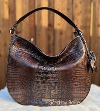 NWT BRAHMIN Kathleen Rose Charms Tortoise Keepsake Shoulder Bag Purse Handbag picture