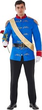 Men`s Prince Charming Costume M-XL Adult Fairy Tale Halloween Outfit Cinderella picture