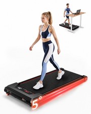 XBD Under Desk Treadmill 2.5HP Walking Pad Incline 330LBS Portable Gym Machine picture