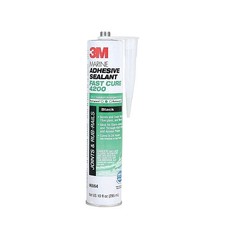 3M Marine Adhesive/Sealant Fast Cure 4200, 06564, Black, 1/10 Gallon picture