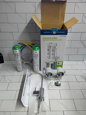 GE Under Sink Dual Stage Water Filtration System with Faucet GXK255TBN picture