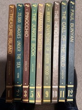Educator Classic Library 9 of 12 Volumes included 1968 Hardcover Books Vintage picture