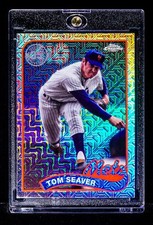 Tom Seaver RARE RETRO MEGA MOJO CHROME REFRACTOR CARD New York Mets HOF picture
