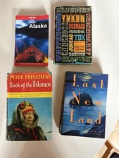 Vintage Alaska / Yukon Book Collection  4 Book Lot - Hardcover & Paperback & Map picture