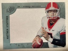 2009 SPx Silver Press Proof Template Matthew Stafford Georgia Bulldogs Rare 🔥 picture