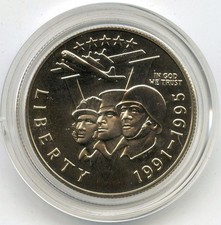 1991 - 1995 World War 2 Proof Half Dollar US Mint Commemorative Coin - Q785 picture