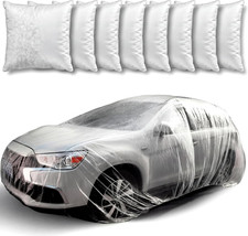 8 Pack Universal Plastic Car Covers Bulk Waterproof Exterior Cover for Sedans picture