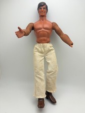 Vintage 1971 Mattel Big Jim Action Figure Karate Chop Torso Pants Boots Repair P picture