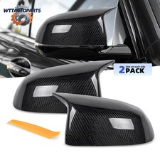 Real Carbon Fiber For BMW X3 G01 X4 G02 X5 G05 X6 G06 Rear Side Mirror Cover Cap picture