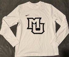 Nike Marquette University Golden Eagles White Dri-Fit Long Sleeve Shirt Men’s L picture