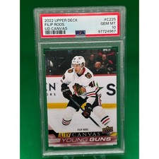 2022-23 UD Series 2 Young Guns Canvas Filip Roos PSA 10 Chicago Blackhawks RC picture