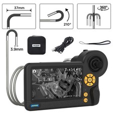 AUTOOL 4-Way 360° Joystick Borescope Endoscope Inspection Camera 3.9mm 6 Light picture