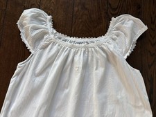 Celestine Germany Vintage Night Slip Dress White  Cotton Lingerie picture
