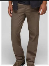 Prana Bridge Jeans Mens 32x32 | Slim | Mud |  Camping Hiking Casual picture