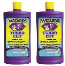 Wizards 11044 Turbo Cut Time Release High Gloss Finish Compound (2 Pack) picture