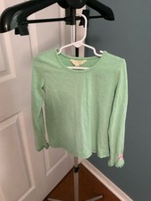 Matilda Jane Long Sleeve Top Girls Size 6 Green picture