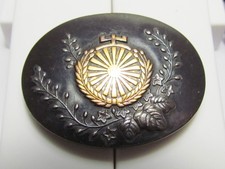 WW2 JAPANESE KOREA OCCUPATION OBIDOME & OBIJIME SEOUL WWII BADGE MEDAL UNIFORM picture