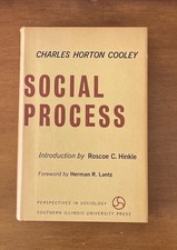 Vintage Social Process Charles Horton Cooley HC/DJ 1966 SIU Press  picture