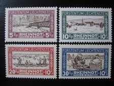 LIECHTENSTEIN Sc. #B7-B10 scarce mint part MNH stamp set CV $190.00 picture