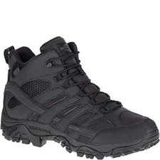 Merrel J15853 Men's Moab 2 Mid Tactical Waterproof Black Boots Size 14 WIDE NIB picture