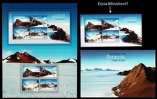 2013 Australian Antarctic Territory Mountains Stamp Pack + EXTRA Minisheet MINT picture