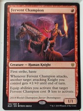 Fervent Champion - Throne of Eldraine - Magic the Gathering MTG Nice picture