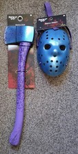 Friday the 13th NES Jason Hockey Mask & Retro Axe Rare Jason Voorhees picture