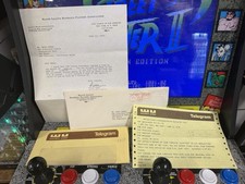 1979 MLBPA National League Fine Letter and Western Union Telegram Archive Sadek picture