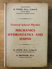 MECHANICS, HYDROSTATICS AND SOUND - Hardback D/W - 1961  picture