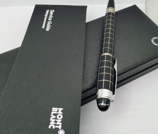 Montblanc StarWalker Rollerball Pen Stainless Steel Black Ink Refurbished 2026 picture