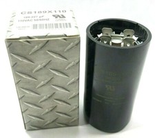 NEW 189X110 Round Start Capacitor 110 Volt 189 to 227 µf CS189X110 picture