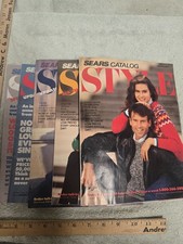 lot of 5, sears style catalog, 1989 picture