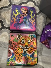 Vintage Lisa Frank 3 Ring  Binders. Lot Of 2 picture