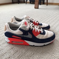 Size 13 - Nike Denham x Air Max 90 Men's Infrared CU1646 400 Pre-Owned No Box picture