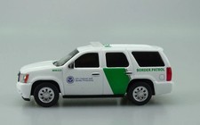 1:64 596 Model Tahoe US Custom Border Patrol SUV Model Diecast Metal Car picture