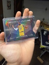 LeBRON JAMES 2020 PANINI OBSIDIAN PITCH BLACK PRIZM CARD /99🔥 picture