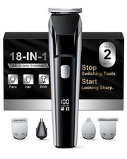 4-in-1 Beard Trimmer for Men, IPX7 Waterproof, USB-C, Gifts picture