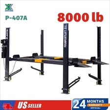 XK P-407A 8000 LB 4-Post Heavy Duty Portable Storage Car Lift Auto Hoist Movable picture