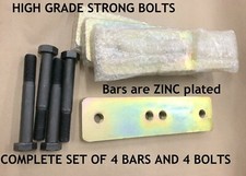 Chief Frame Machine Fastener Bars fits pinch weld base includes 4 HI GRADE BOLTS picture