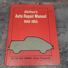 Chilton's Auto Repair Manual 1940-1953, Chilton Hardcover 1971 picture