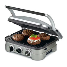 Cuisinart GR-4NNAS Griddler 5-in-1 Indoor Grill Griddle Panini Press 1500W picture