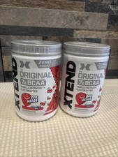 2x XTEND ORIGINAL BCAA 7g Air Heads Zero Sugar, 14 Oz CHERRY Exp 07/27 picture