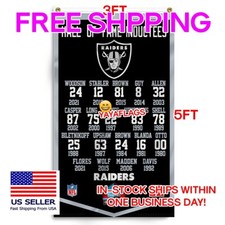 Oakland Raiders Fans 3x5 ft Flag Hall of Fame Las Vegas Nation Banner picture
