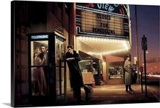 Midnight Matinee Canvas Wall Art Print, Celebrity Home Decor 30x20 picture