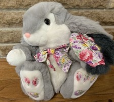 Vintage Chrisha Playful Plush Bunny Rabbit Stuffed Animal  1988 picture