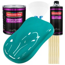 Restoration Shop Deep Aqua Acrylic Urethane Gallon Kit Auto Paint picture
